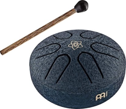 Picture of Meinl Sonic Energy Pocket Steel Tongue Drum 6 Notes 3" with Mallet — Sound Healing Instrument for Musical Education, Meditation, ASMR, Yoga
