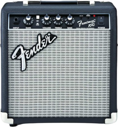 Picture of Fender Frontman 10G Guitar Amp, 10 Watts, with 2-Year Warranty, 6 Inch Fender Special Design Speaker, 5.75Dx10.25Wx11H Inches
