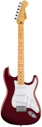Picture of Fender Standard Series Stratocaster, Electric Guitar, with 2-Year Warranty, Modern "C" Shaped Neck, Laurel Fingerboard, White Pickguard, Candy Cola