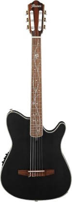 Picture of Ibanez TOD10N Tim Henson Signature Nylon-string Acoustic-electric Guitar - Black