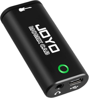 Picture of JOYO Guitar Audio Interface Pocket Internal Recording Sound Card with Type-C and Lightning for Phone Portable and Lightweight Plug & Play (MOMIX CAB)