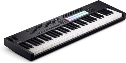 Picture of Novation Launchkey 61 MK4 – 61 key Semi-Weighted, USB, MIDI Keyboard Controller with DAW Integration. Chord & Scale Modes, 8 Drum Pads, & Arpeggiator — Includes Software Bundle for Music Production