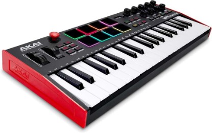 Picture of Akai Professional MPK Mini Plus - USB MIDI Keyboard Controller with 37 Mini Keys, 8 MPC Pads, Sequencer, MIDI/CV/Gate I/O, Music Production Software and Native Instruments Sound Package
