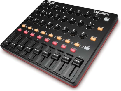 Picture of Akai Professional MIDImix - USB MIDI Controller Mixer with Assignable Faders and Master Fader, 24 Knobs and 16 Buttons, 1 to 1 Mapping With Ableton Live