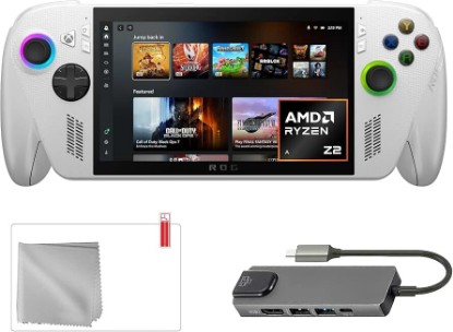Picture of ASUS ROG Xbox-Ally 2TB SSD AMD Ryzen Z2 A CPU Gaming Handheld 7-inch Touchscreen 120Hz, Mytrix Hub, Screen Protector, 3 Accessories: 4 in 1 Bundle